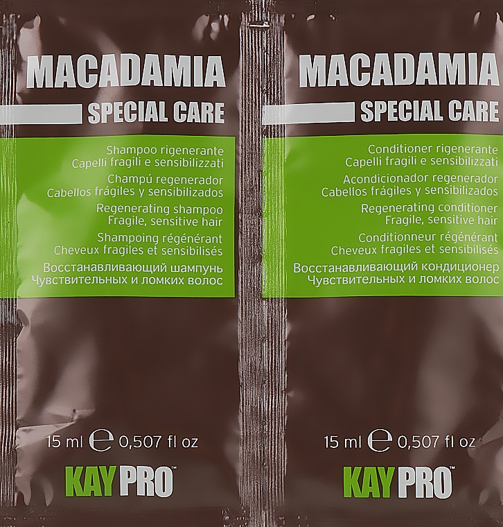 Zestaw - KayPro Special Care Macadamia (shmp/15ml + h/cond/15ml) — Zdjęcie N1