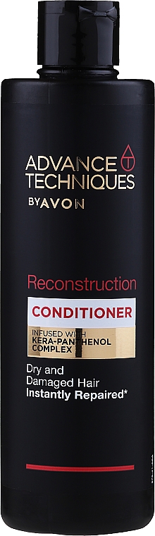 Odbudowująca odżywka do włosów zniszczonych z keratyną - Avon Advance Techniques Reconstruction Conditioner — Zdjęcie N1