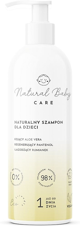 Naturalny szampon do włosów - Natural Baby Care — Zdjęcie N1