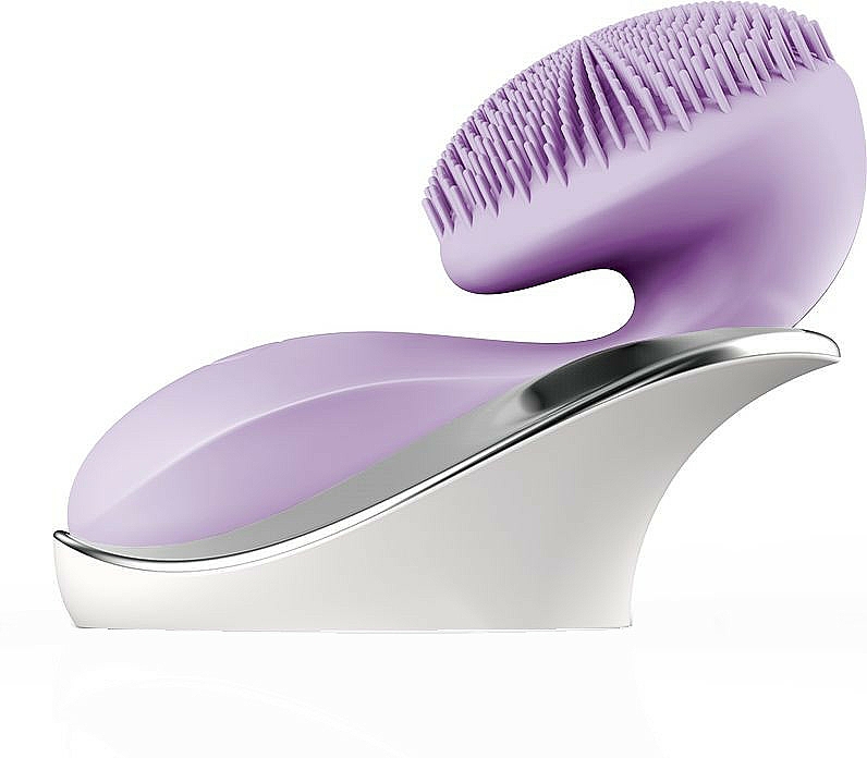 Oczyszczająca szczoteczka soniczna do masażu twarzy, fioletowa - Diforo Arum Violet — Zdjęcie N1
