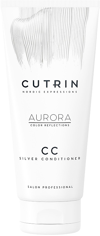 Srebrna odżywka tonizująca - Cutrin Aurora Color Care CC Silver Conditioner