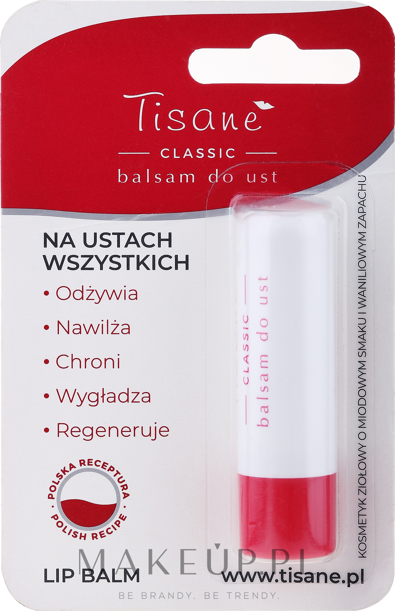 Balsam-pomadka do ust - Farmapol Tisane Classic Lip Balm — Zdjęcie 4.3 g