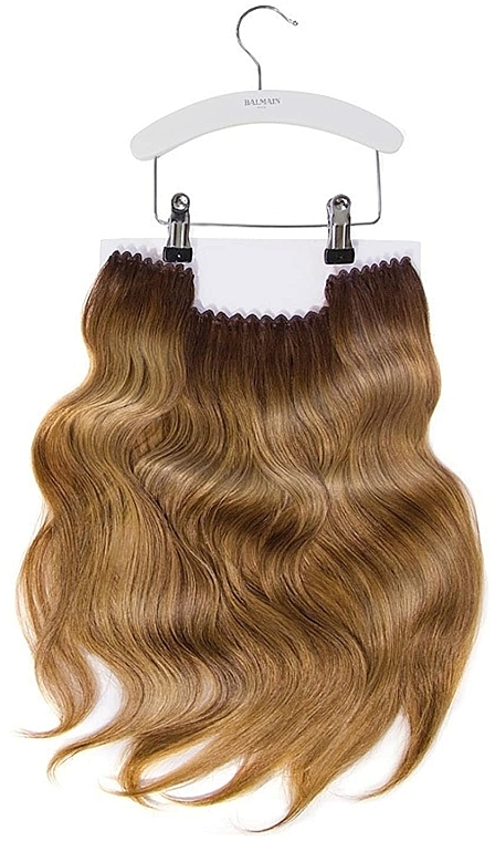 Naturalne pasma do włosów, 45cm - Balmain Paris Hair Couture Clip-In Weft Human Hair — Zdjęcie N1