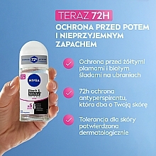 Antyperspirant w kulce - NIVEA Black & White Invisible Clear — Zdjęcie N3