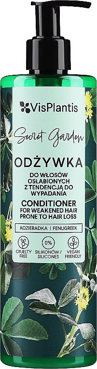 Odżywka do włosów osłabionych z tendencją do wypadania Kozieradka - Vis Plantis Herbal Vital Care — Zdjęcie N1