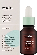 Serum pod oczy z niacynamidem i zieloną herbatą - Ondo Beauty 36.5 Niacinamide & Green Tea Eye Serum — Zdjęcie N2