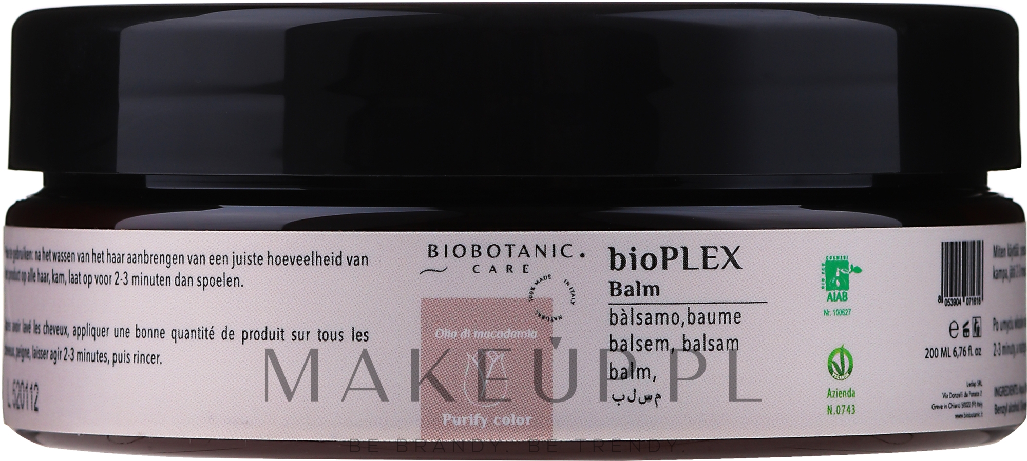 Rewitalizujący balsam do włosów - BioBotanic bioPLEX Balm — Zdjęcie 200 ml