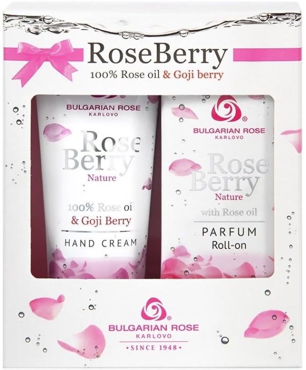 Bulgarian Rose Rose Berry - Zestaw (parf/roll/9ml + h/cr/75 ml)