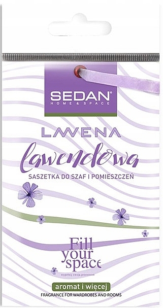 Saszetka do szaf i pomieszczeń, lawendowa - Sedan Lavena — Zdjęcie N1