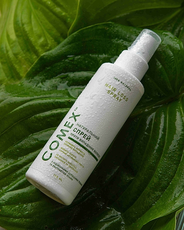 Naturalny spray przeciw wypadaniu włosów z indyjskimi ziołami leczniczymi - Comex Ayurvedic Natural — Zdjęcie N3