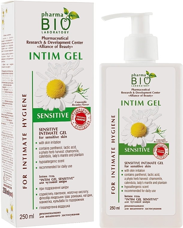 Żel do higieny intymnej - Pharma Bio Laboratory Intim Gel Sensitive — Zdjęcie N1