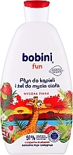 Kup Żel do kąpieli o zapachu truskawkowym - Bobini Fun Bubble Bath & Body High Foam Strawberry