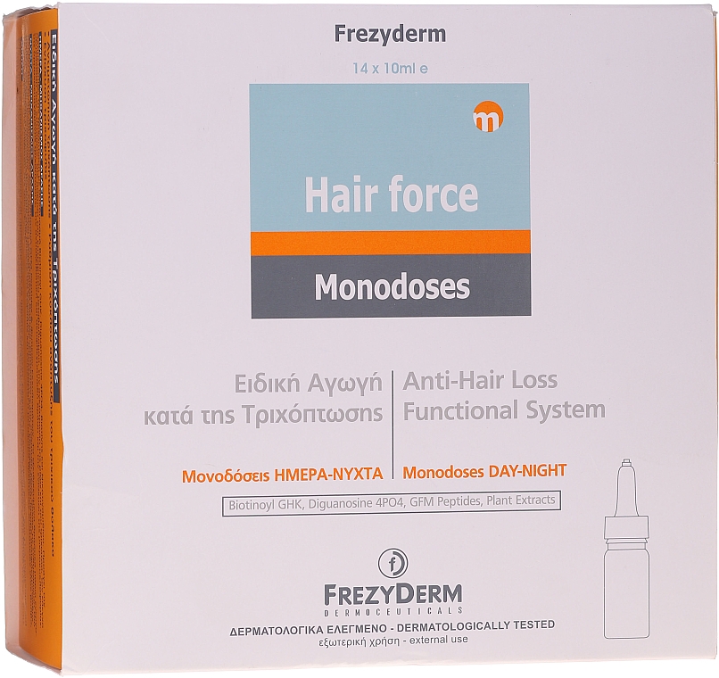 Kuracja przeciw wypadaniu włosów - Frezyderm Hair Force — Zdjęcie N1
