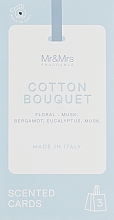 Kup Zestaw - Mr&Mrs Fragrance Tags Mr. Drawers Set № 81 Cotton Bouquet (3 x tags)