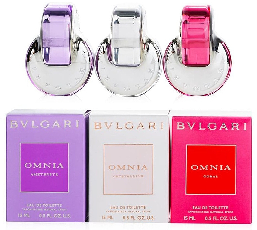 Bvlgari Mini Set Omnia Collection - Zestaw (edt/3x15ml) — Zdjęcie N1