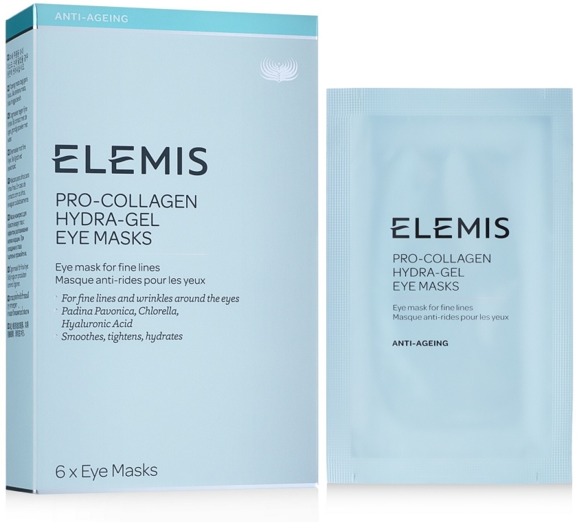 Hydro-żelowe płatki pod oczy - Elemis Pro-Collagen Hydra-Gel Eye Mask — Zdjęcie N1