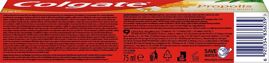 Pasta do zębów Propolis - Colgate Propolis Toothpaste — Zdjęcie N6