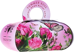 Mydło w kostce Róża - The English Soap Company Summer Rose Gift Soap — Zdjęcie N1