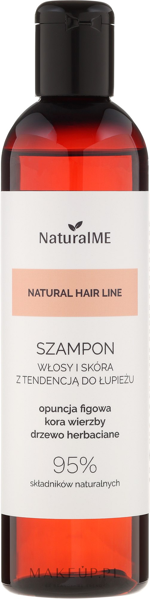 Szampon przeciwłupieżowy Opuncja figowa i kora wierzby - NaturalME Natural Hair Line Shampoo — Zdjęcie 300 ml