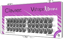 Kup Kępki sztucznych rzęs, C, 13 mm - Clavier V Shape Extreme