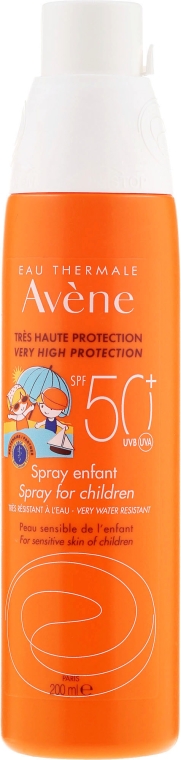 Przeciwsłoneczny spray do ciała dla dzieci SPF 50 - Avène Sun Spray For Children — Zdjęcie N1