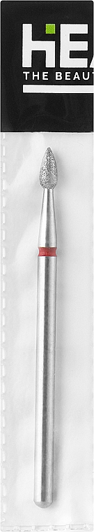 Frez kulkowy 2,3 mm, czerwony - Head The Beauty Tools — Zdjęcie N1
