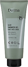 Kup Żel do mycia twarzy, ciała i włosów - Derma Man Shower Gel Body Face & Hair For People Who Care Vegan
