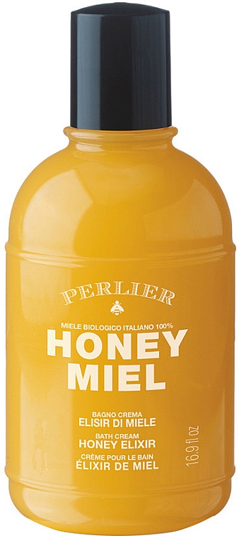 Kremowy żel pod prysznic Miodowy Eliksir - Perlier Honey Miel Bath Cream Honey Elixir — Zdjęcie N1