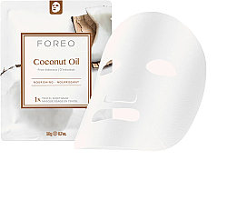 Maseczka w płachcie do skóry odwodnionej - Foreo Coconut Oil Sheet Mask — Zdjęcie N1
