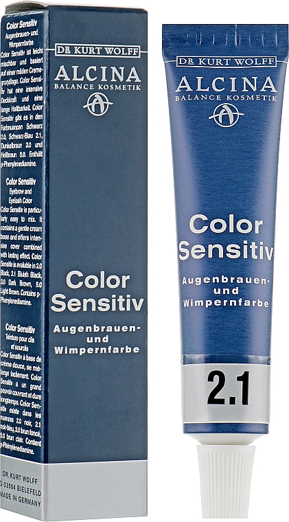 Farba do brwi i rzęs - Alcina Color Sensitiv — Zdjęcie N1