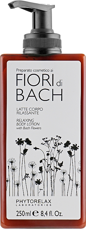 Relaksujące mleczko do ciała z esencjami kwiatowymi Bacha - Phytorelax Laboratories Relaxing Body Lotion With Bach Flowers