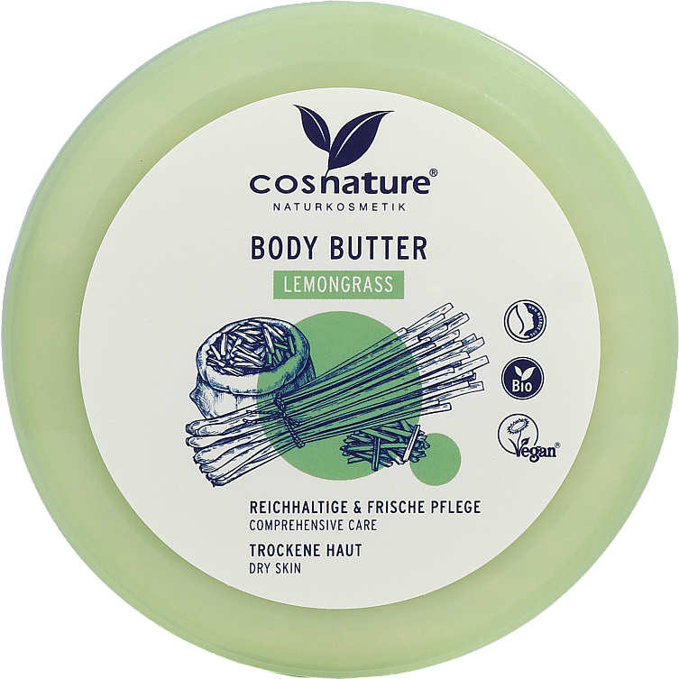 Nawilżające masło do ciała z trawą cytrynową - Cosnature Body Butter