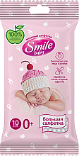 Kup Chusteczki nawilżane dla niemowląt, 10 szt. - Smile Ukraine Baby Newborn