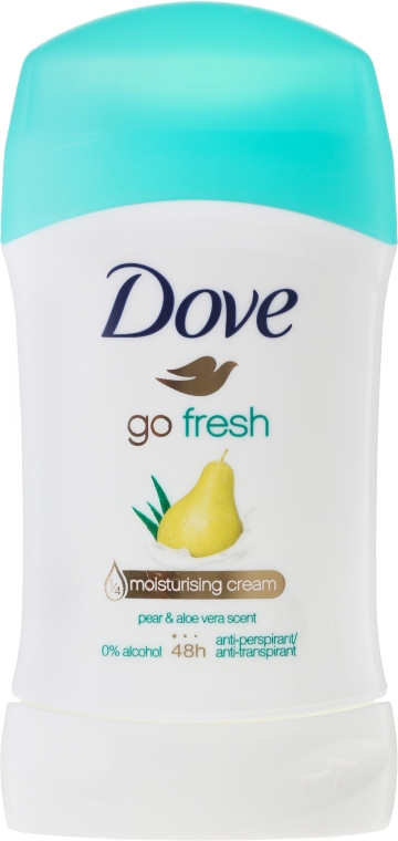 Antyperspirant w sztyfcie Gruszka i aloes - Dove Go Fresh Pear & Aloe Vera Deodorant — фото N3
