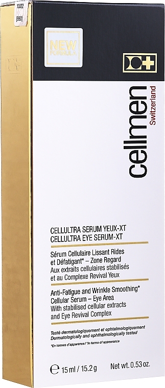 WYPRZEDAŻ Komórkowe serum wygładzające do skóry wokół oczu dla mężczyzn - Cellmen CellUltra Eye Serum-XT * — Zdjęcie N2