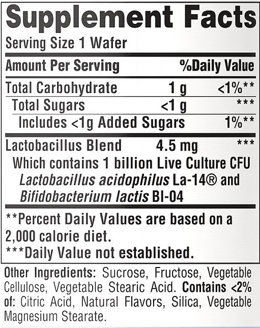 Suplement diety Truskawka - Puritan's Pride Probiotic Acidophilus With Lactis Strawberry  — Zdjęcie N3