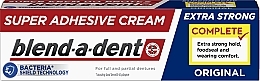 Krem do mocowania protez - Blend-A-Dent Super Adhesive Cream Original Complete  — Zdjęcie N2