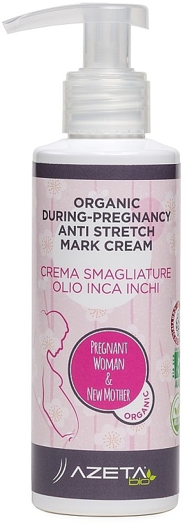 PRZECENA! Organiczny krem ​​na rozstępy - Azeta Bio Organic During-Pregnancy Anti Stretch Mark Cream * — Zdjęcie N1