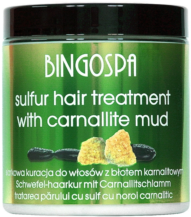 Kuracja do włosów z błotem karnalitowym - BingoSpa Hair Treatment With Carnallite Mud — Zdjęcie N1