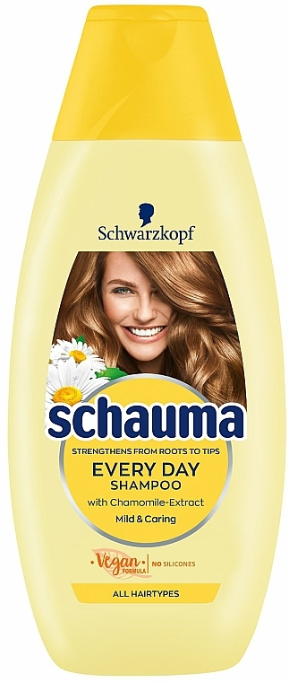 szampon do wszystkich rodzajów włosów - Schwarzkopf Schauma Everyday Care Rumianek — Zdjęcie N3