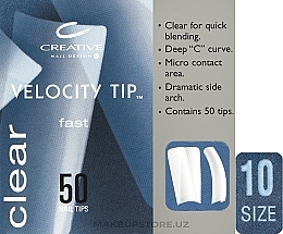 Kup Tipsy z minimalną linią połączenia Clear - CND Clear Velocity Tips