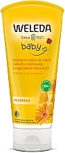 Szampon-żel do włosów i ciała dla dzieci - Weleda Baby Calendula Shampoo & Body Wash — Zdjęcie N1