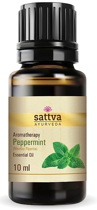 Olejek eteryczny z mięty pieprzowej - Sattva Ayurveda Peppermint Essential Oil — Zdjęcie N1