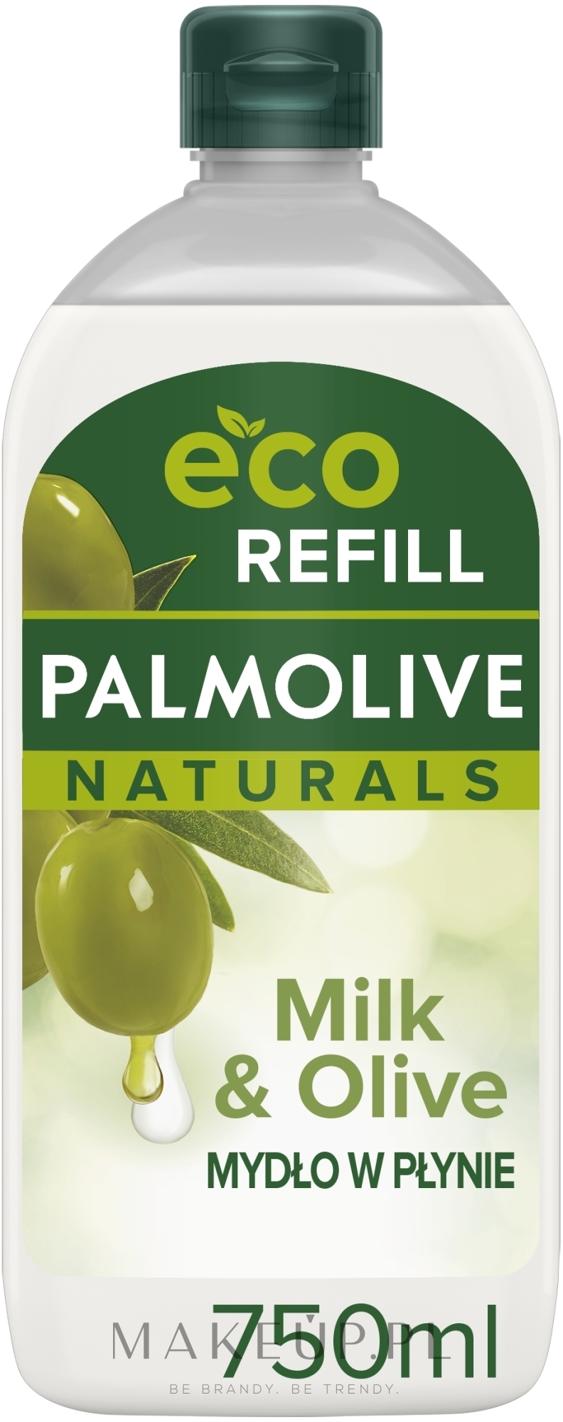 Palmolive Kremowe mydło w płynie do rąk Mleko i oliwka, zapas - Palmolive Naturals Milk & Olive (refill) — Zdjęcie 750 ml