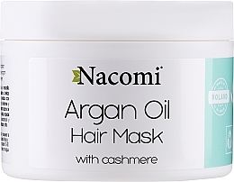 Kup Maska do włosów z olejem arganowym i proteinami kaszmiru - Nacomi Natural