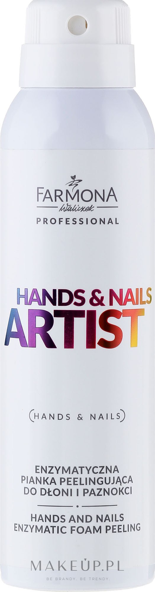 Enzymatyczna pianka peelingująca do dłoni i paznokci - Farmona Professional Hands & Nails Artist — Zdjęcie 150 ml