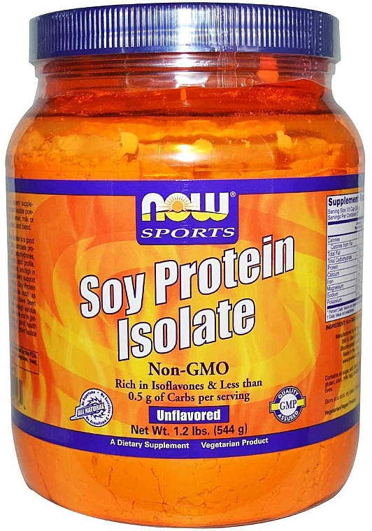 Izolat białka sojowego - Now Foods Soy Protein Isolate Unflavored — Zdjęcie N1