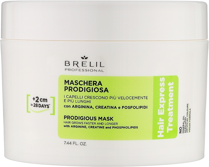 Intensywna maska na porost włosów - Brelil Hair Express Treatment Prodigious Mask  — Zdjęcie N1