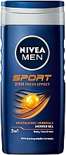 Zestaw - NIVEA MEN Sport Beat (sh/gel/250ml + deo/50ml) — Zdjęcie N4