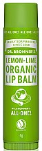 Balsam do ust Cytryna i limonka - Dr Bronner’s Lemon & Lime Lip Balm — Zdjęcie N1